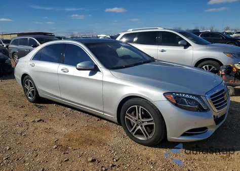 2016 Mercedes-Benz S 550 4Matic z USA, uszkodzony, nr VIN WDDUG8FB7GA208570